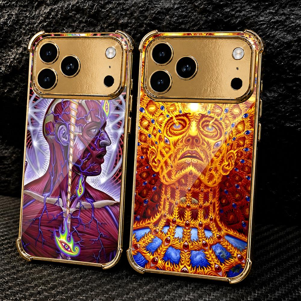 Metal Photo Panel - Esthetische kunst A-Alex Grey telefoonhoesje voor