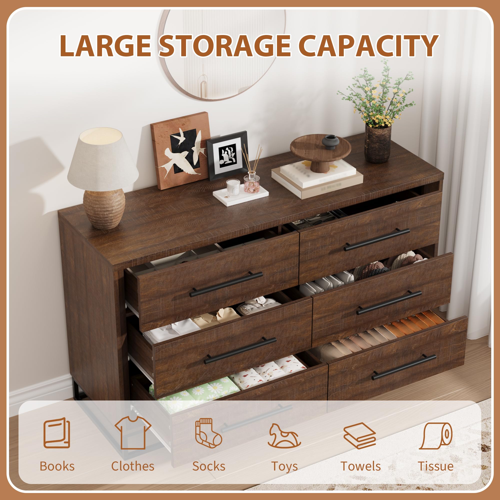 Dressoir met 6 lades voor de s - Metal Photo Panel recensie en prijs